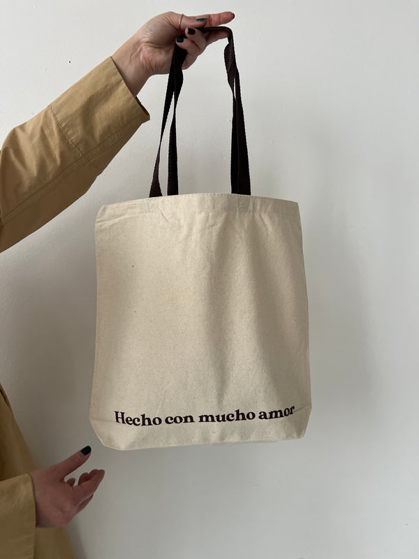 Chocolate brown tote