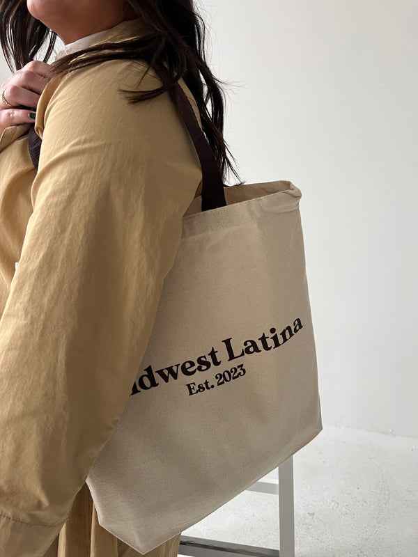 Chocolate brown tote