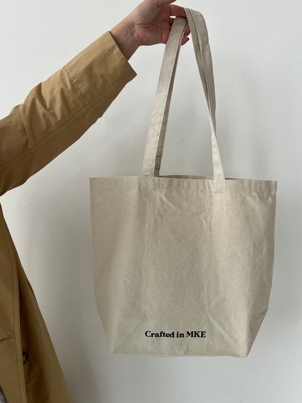 Multi logo tote