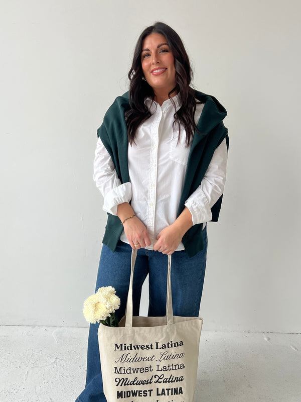 Multi logo tote
