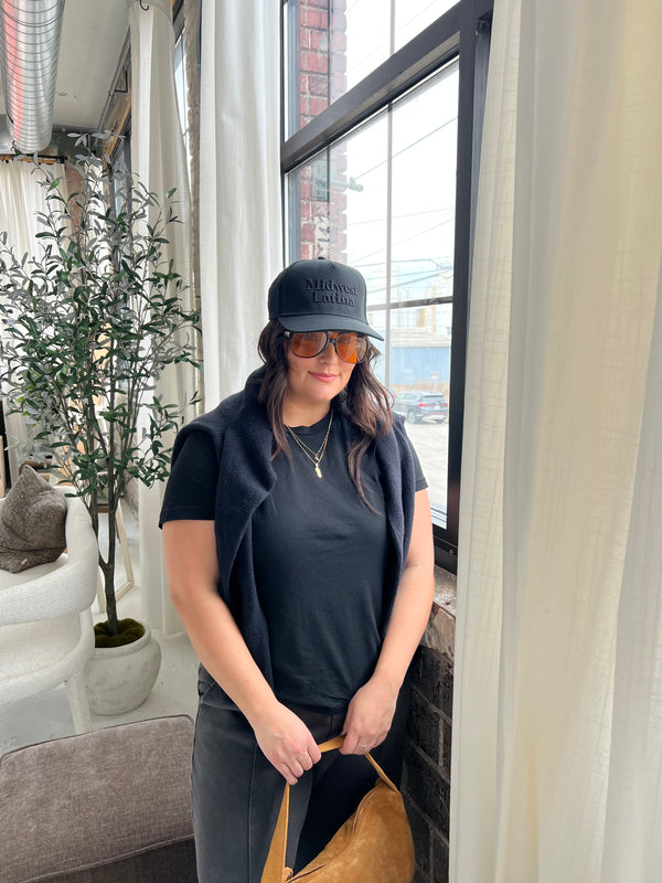 Black on black hat