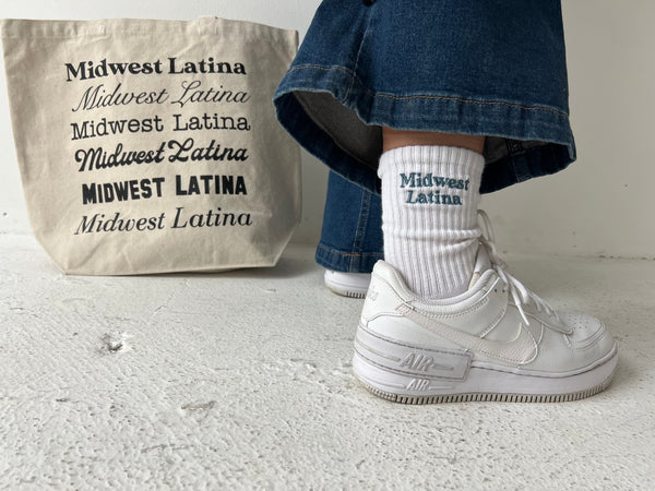 Multi logo tote