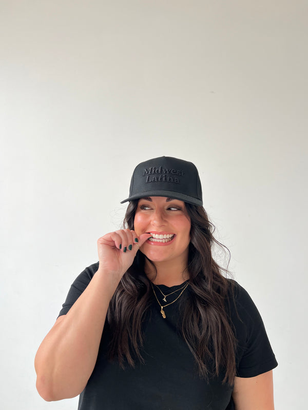 Black on black hat