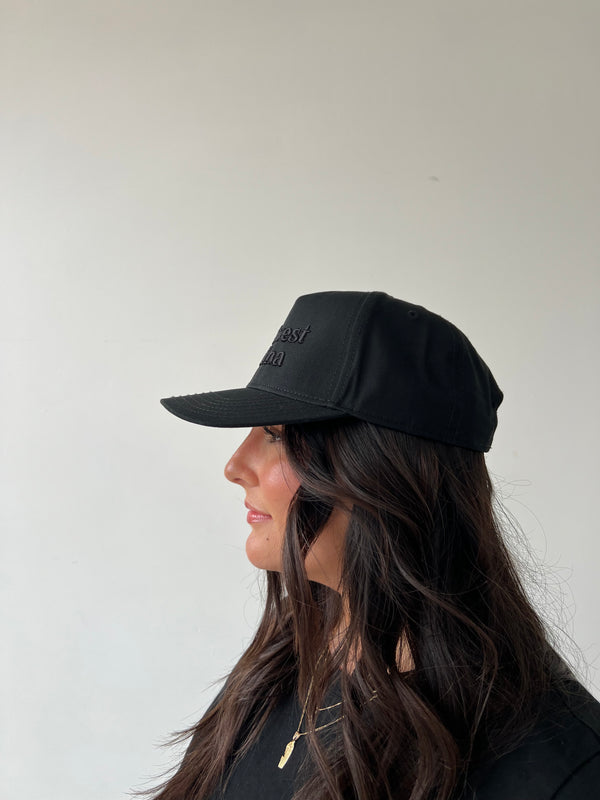 Black on black hat