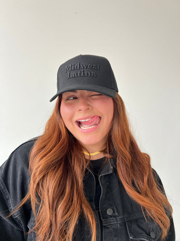 Black on black hat