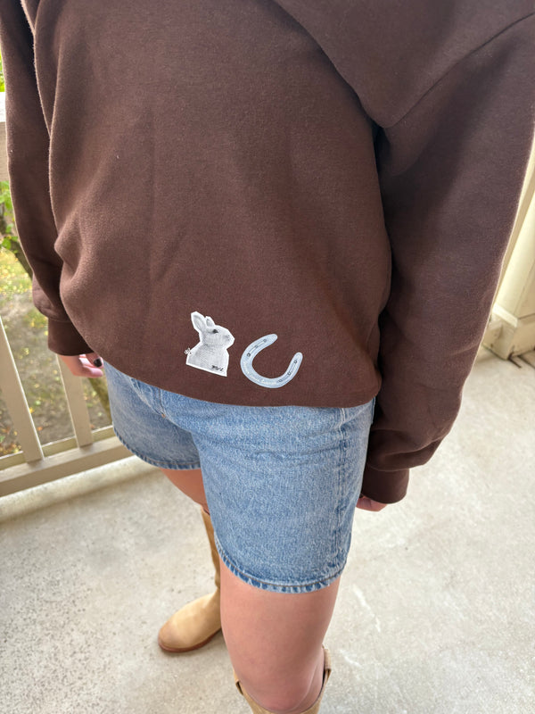 Lucky to be Latina crewneck