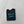 Black and teal logo tee