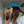 Teal cap with peach logo