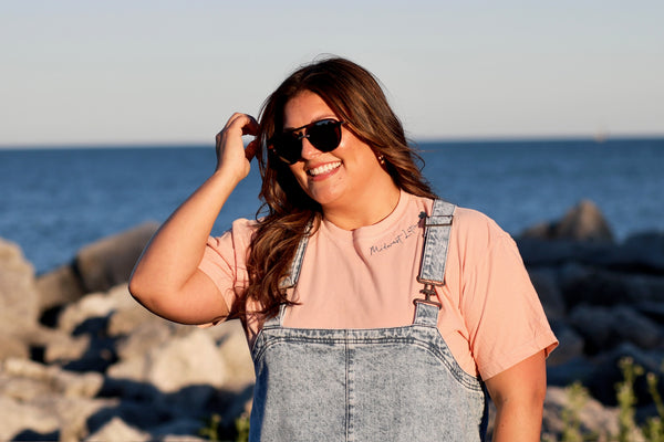 Embroidered Crop Tee <3